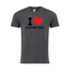 I Love Custom Valentines Day Tee Shirt