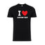 I Love Custom Valentines Day Tee Shirt
